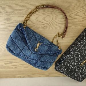Yves Saint Laurent Blue Quilted Women's Bag
